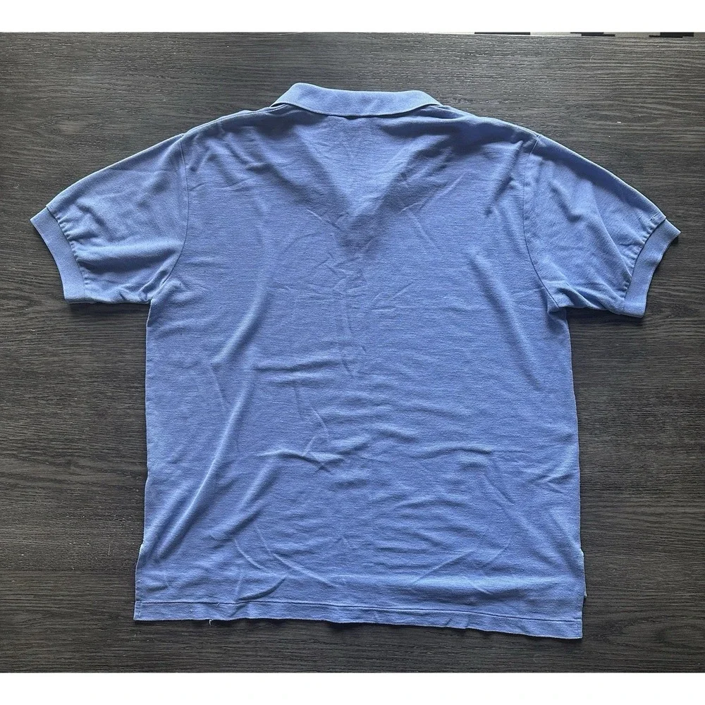 Vintage 90s LEVIS Men's Polo. Short Sleeve. Periwinkle. Size XL‎